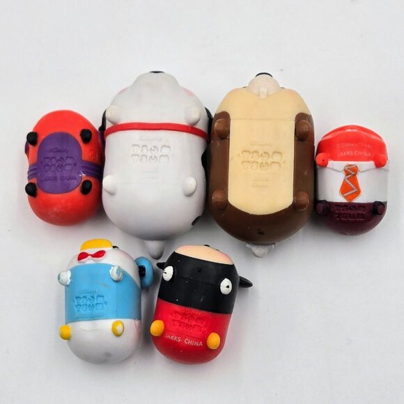 Disney Tsum Tsum Baymax Donald Duck Dalmatian Anger Chip Micky Mouse PVC Toy Lot - Picture 9 of 9